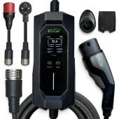 Зарядное EVCar Type2 6-32A B57 WiFi  (22кВт, 3 фазы, сменные вилки)